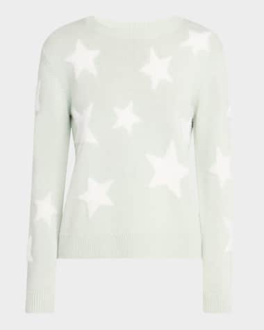 Alice + Olivia Andora Fuzzy Star Pullover