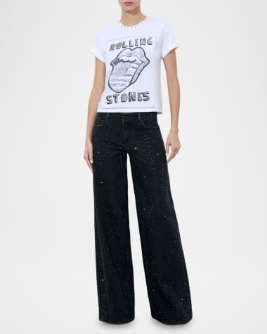 Alice + Olivia Beck Short-Sleeve Tee