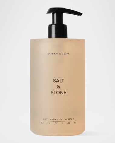 Salt & Stone Saffron & Cedar Body Wash, 15.2 oz.