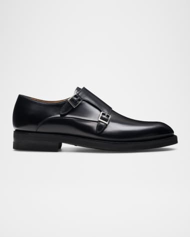 Magnanni Men's Omnia Double Monk Strap Loafers