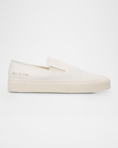 Common Projects Men's Suede Slip-On Sneakers