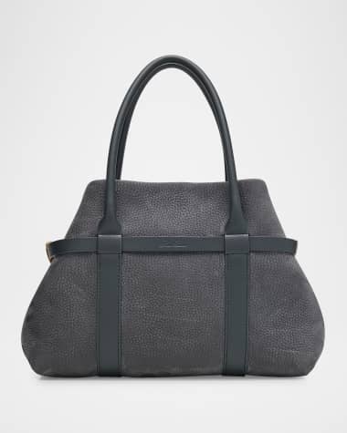 Loro Piana Ghiera Small Grained Nubuck Tote Bag
