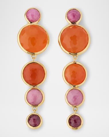Ippolita Lollipop 18K Yellow Gold 5-Stone Icicle Drop Earrings