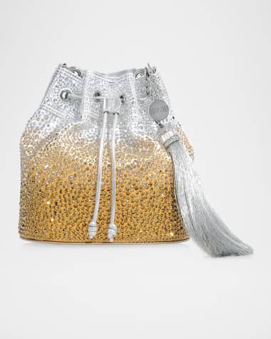 Judith Leiber Couture Piper Gradient Crystal Bucket Bag