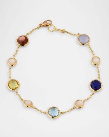 Ippolita Lollipop 18K Yellow Gold 9-Stone Link Bracelet