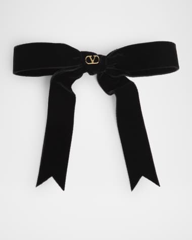Valentino Garavani Velvet Bow Hair Clip