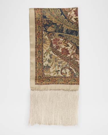 Valentino Garavani Paisley-Print Silk Scarf
