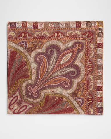 Loro Piana Sherazade Paisley Cashmere-Silk Scarf