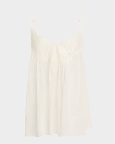A.L.C. Macy Lace-Trim Top