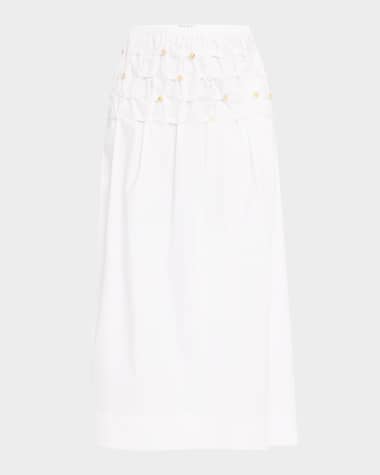 Wynn Hamlyn Button Maxi Skirt