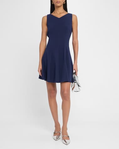 V-Neck Hardware One-Piece Swimsuit