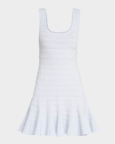 LoveShackFancy Maryanne Knit Mini Dress