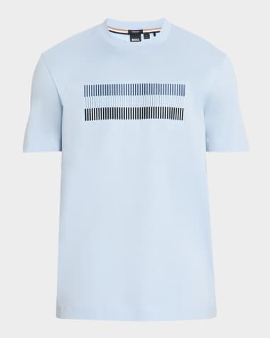 BOSS Men's Thompson Raised Stripe Graphic T-Shirt