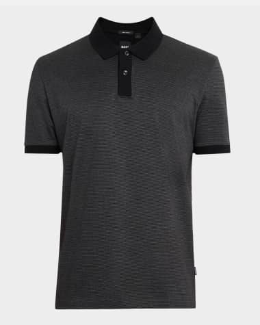 BOSS Men's Parlay Jersey Polo Shirt