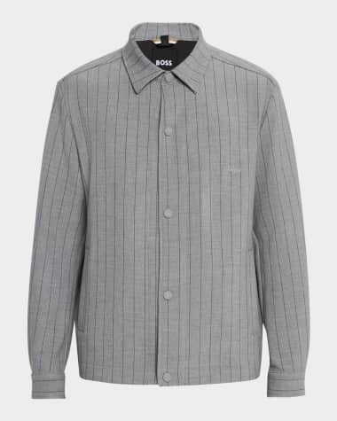 BOSS Men's Carper Stripe Bomber Jacket
