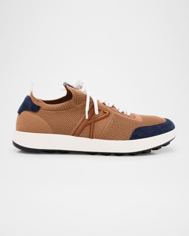 Kiton Men's Knit Runner Sneakers
