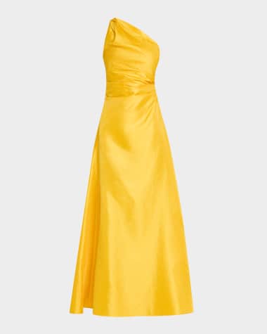 STAUD Este Silk Dress