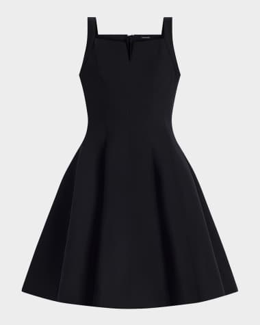 BCBGMAXAZRIA Tulip Pleated Fit-&-Flare Dress