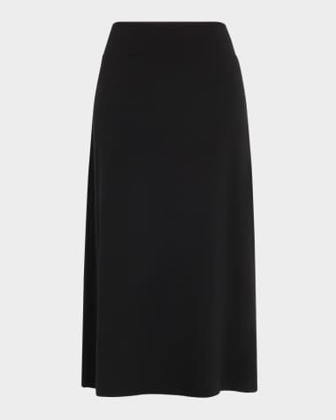 Eileen Fisher A-Line Jersey Midi Skirt