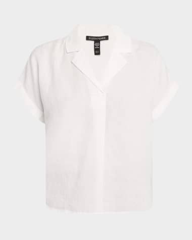 Eileen Fisher Lightweight Organic Linen Shirt