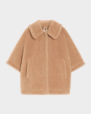 Max Mara Wool-Blend Tenebre 4 Wrap Poncho