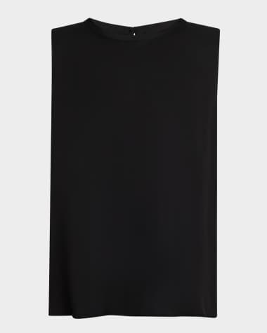 Kobi Halperin Aura Sleeveless Silk-Blend Blouse