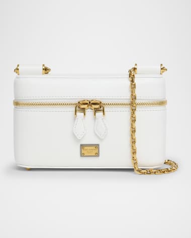 Dolce&Gabbana Sicily Calfskin Vanity Crossbody Bag