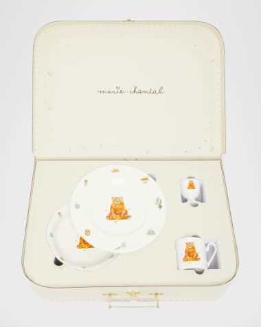 Marie Chantal Manners Begin at Breakfast Crockery Suitcase Set