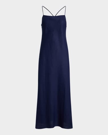 Polo Ralph Lauren Linen Sleeveless A-Line Dress