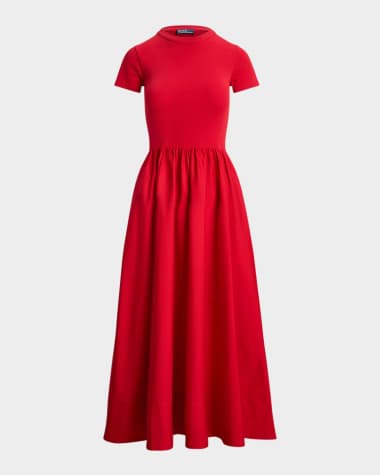 Polo Ralph Lauren Cotton Short-Sleeve Dress