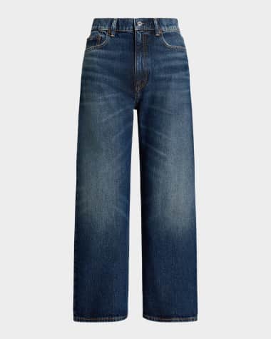 Polo Ralph Lauren High-Rise Wide-Leg Crop Jeans