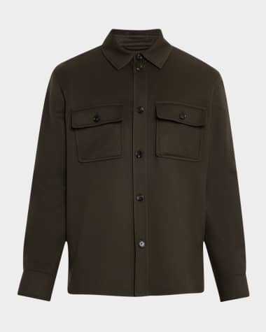 Loro Piana Men's Jim Cashmere Overshirt