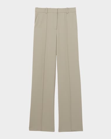 Reiss Brittany High-Rise Pintuck Trousers