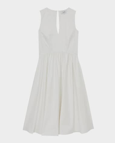 Reiss Liza Sleeveless Cotton Midi Dress