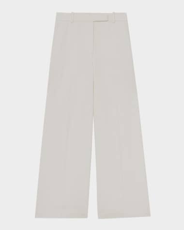 Reiss Devon High-Rise Wide-Leg Pants
