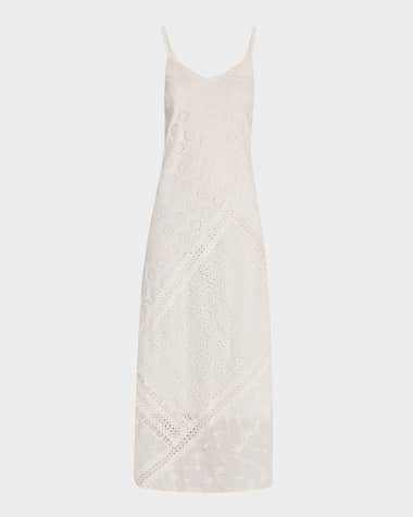 Johnny Was Gigi Eyelet Embroidered Maxi Dress