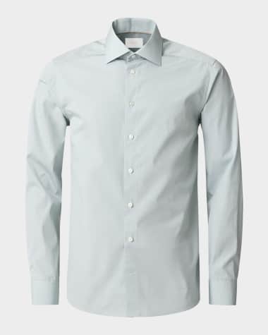 Eton Men's Elevated Poplin Contemporary-Fit Dress Shirt