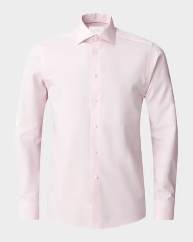 Eton Men's Elevated Stripe Pique Contemporary-Fit Dress Shirt