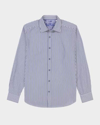 Robert Graham Men's Greenwich Stripe Sport Shirt