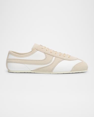 Dries Van Noten Men's Leather and Suede Low-Top Sneakers