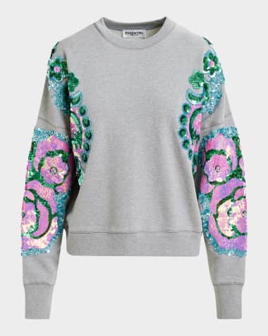 Essentiel Antwerp Hecrazy Embroidered Sweatshirt
