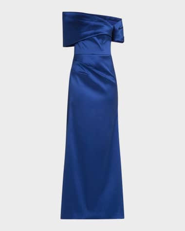 navy blue maxi dress satin Navy Satin Slip Maxi Dress