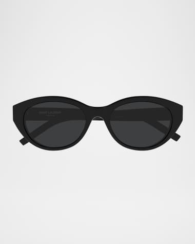 Saint Laurent Recycled Acetate Round Sunglasses