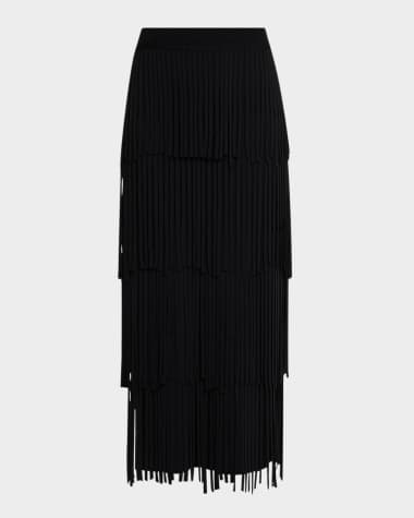 SIMONMILLER Za Za Knit Fringe Maxi Skirt