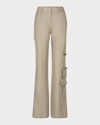 Smythe Wide-Leg Cargo Trousers