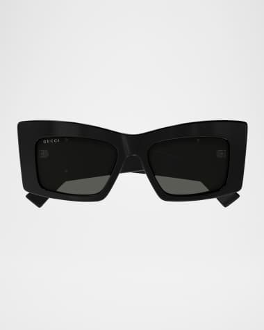 Gucci Recycled Acetate Butterfly Sunglasses