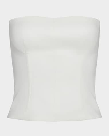 TWP Jillian Strapless Bustier Top