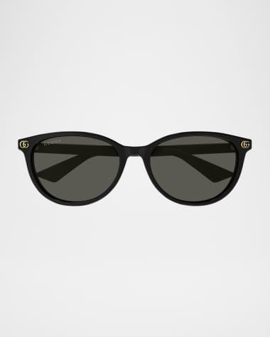 Gucci GG Logo Round Acetate Sunglasses