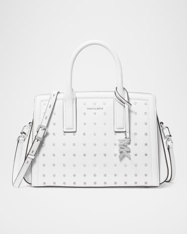 MICHAEL Michael Kors Laila Small Studded Leather Satchel Bag
