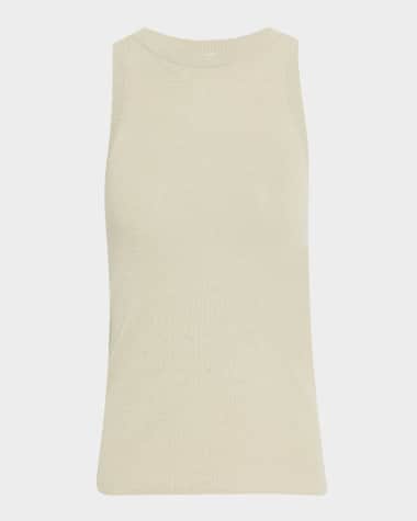 Co Cashmere Knit Tank Top